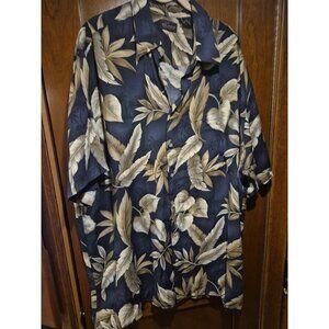 Red Macaw Men’s Size XLT Short Sleeve Button Down Shirt Hawaiian